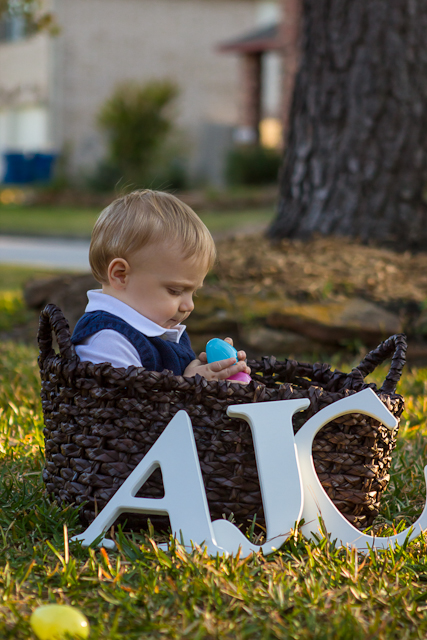 Easter Portraits and Cake Smash Atascocita Photography