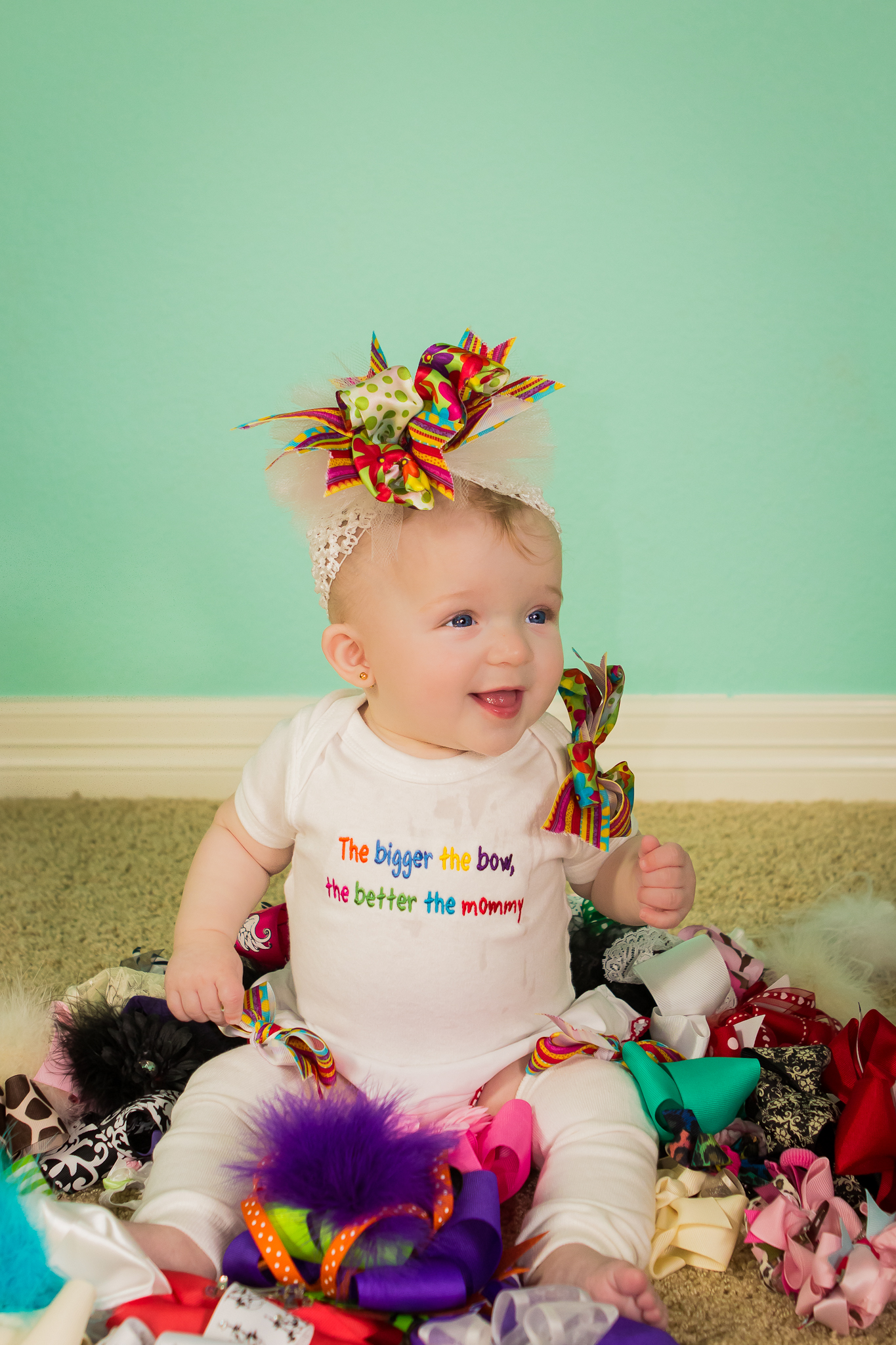 Six Month Portraits Miss Zoey | ATASCOCITA PHOTOGRAPHY