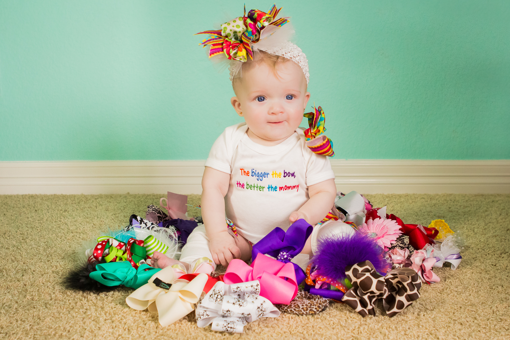 Six Month Portraits Miss Zoey | ATASCOCITA PHOTOGRAPHY