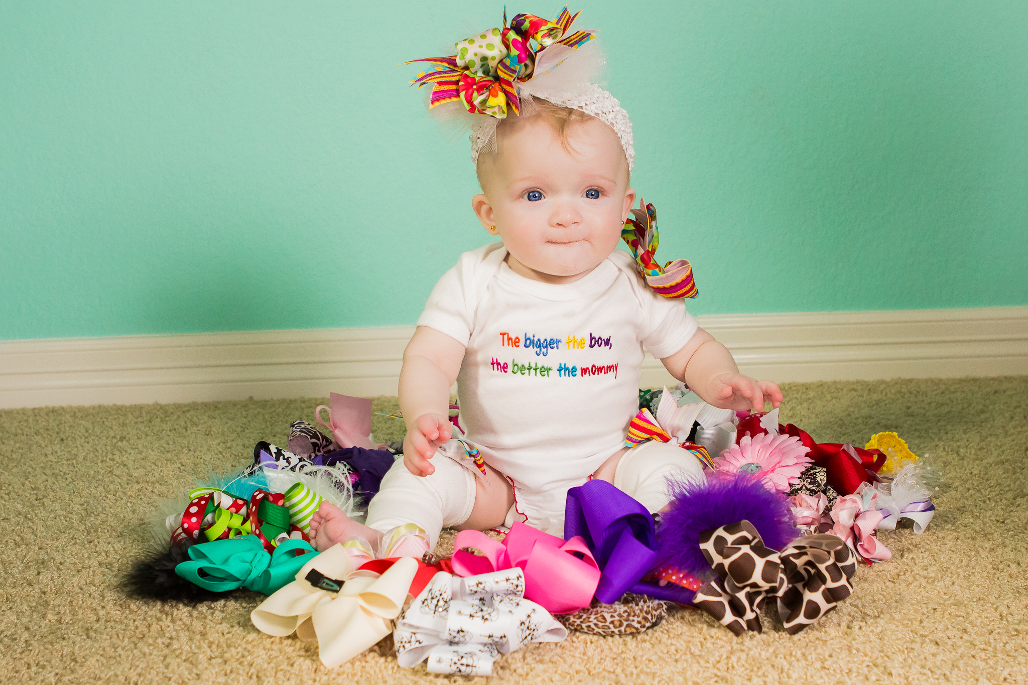 Six Month Portraits Miss Zoey | ATASCOCITA PHOTOGRAPHY