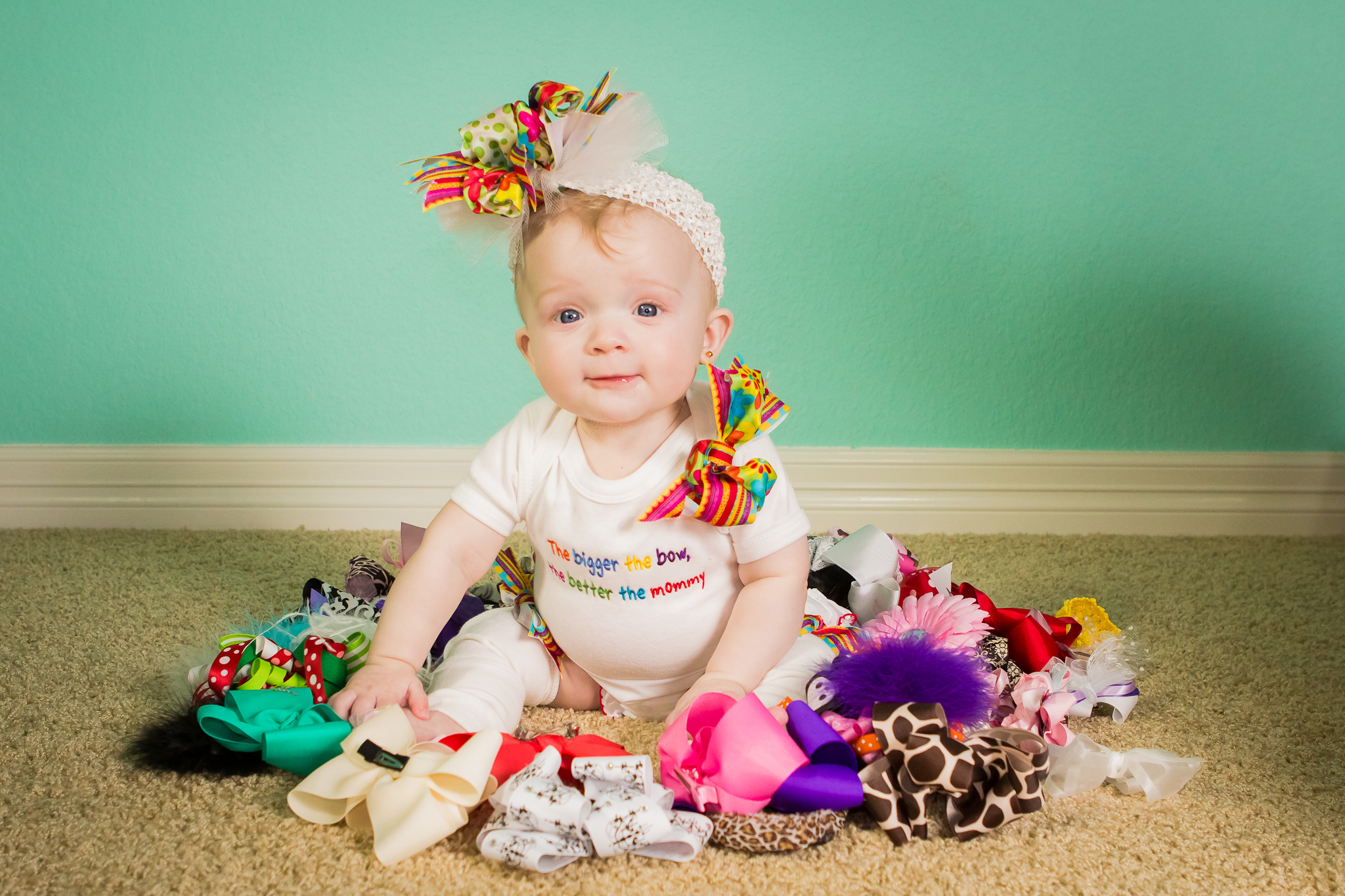 Six Month Portraits Miss Zoey | ATASCOCITA PHOTOGRAPHY