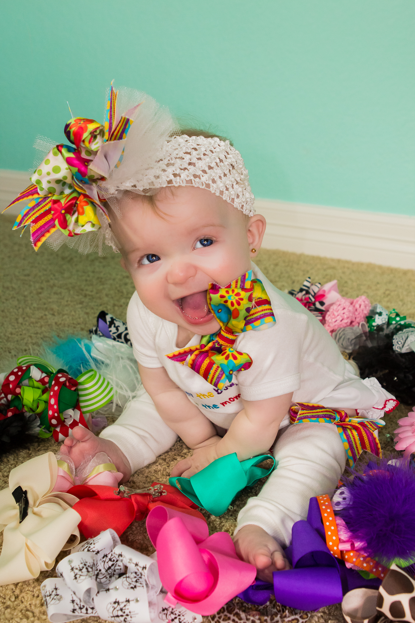 Six Month Portraits Miss Zoey | ATASCOCITA PHOTOGRAPHY