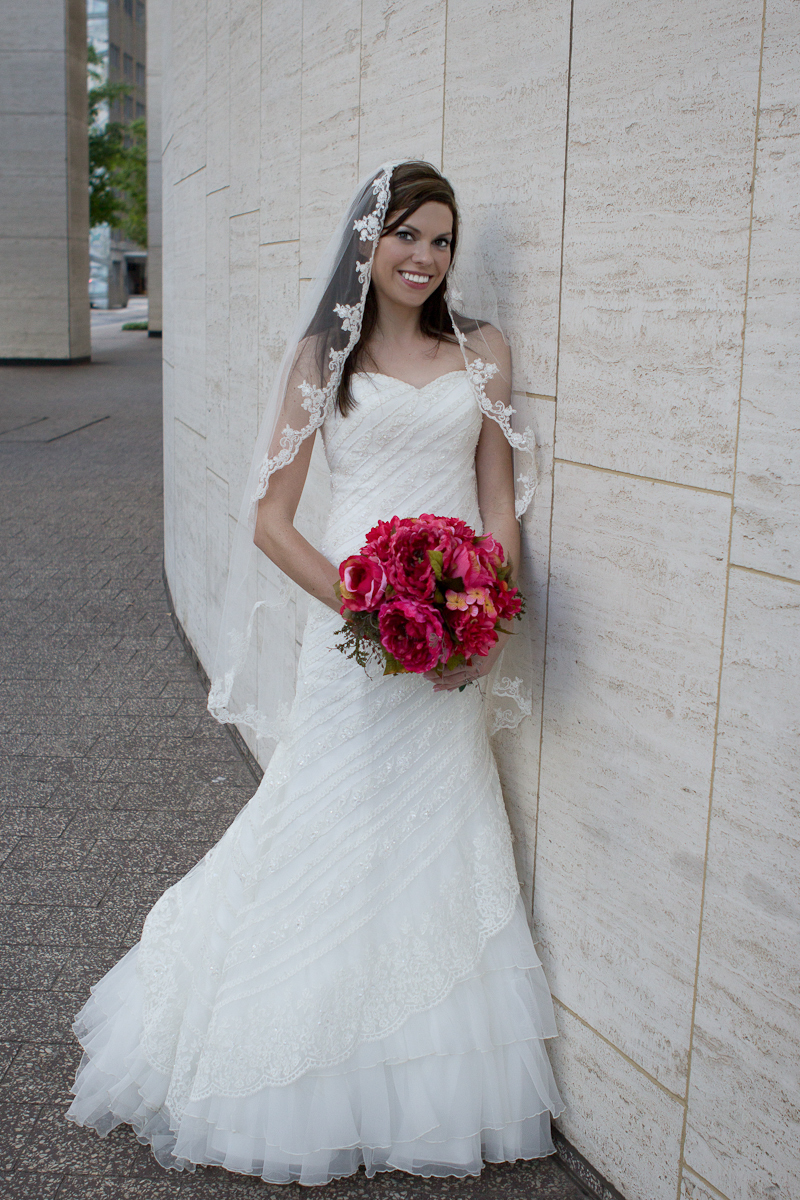 Downtown Houston Bridal Portraits