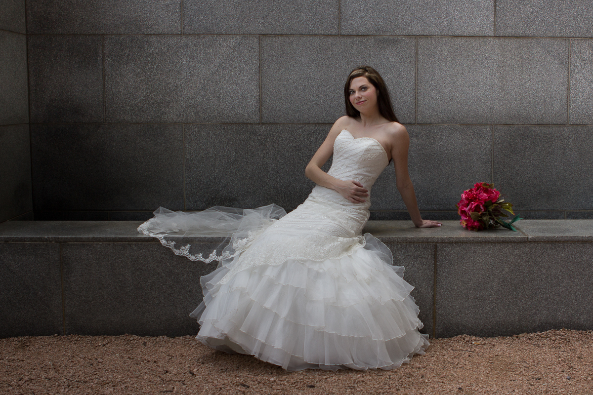 Downtown Houston Bridal Portraits