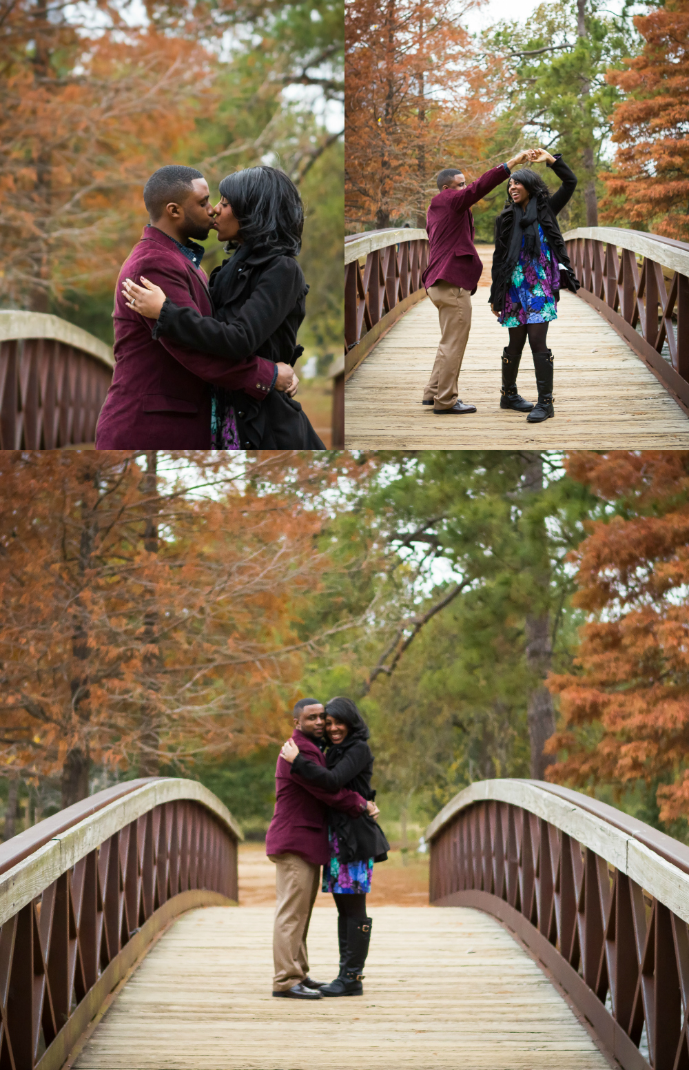 Herman Park Fall Engagement Session