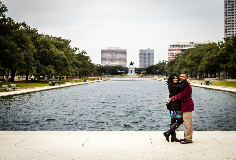 Hermann Park Engagement Photo Rachel