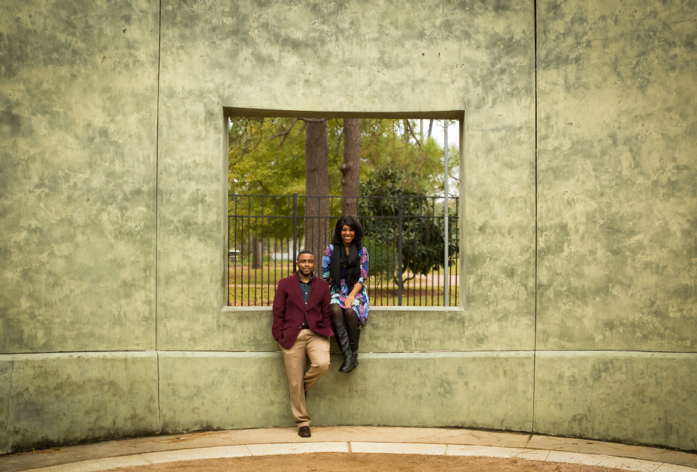 Hermann Park Engagement Session | Rachel + Travis | Atascocita Photography