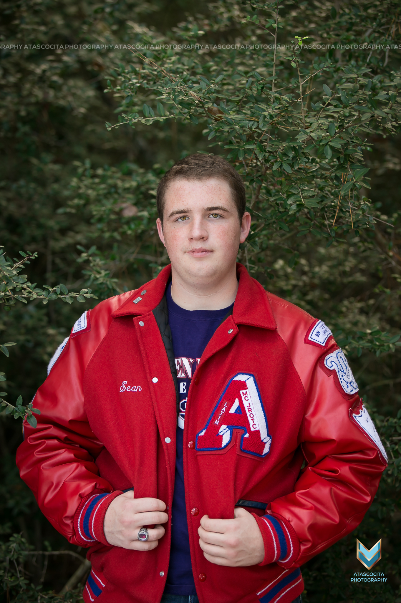 Letter Jacket Photo Atascocita High School Photographer