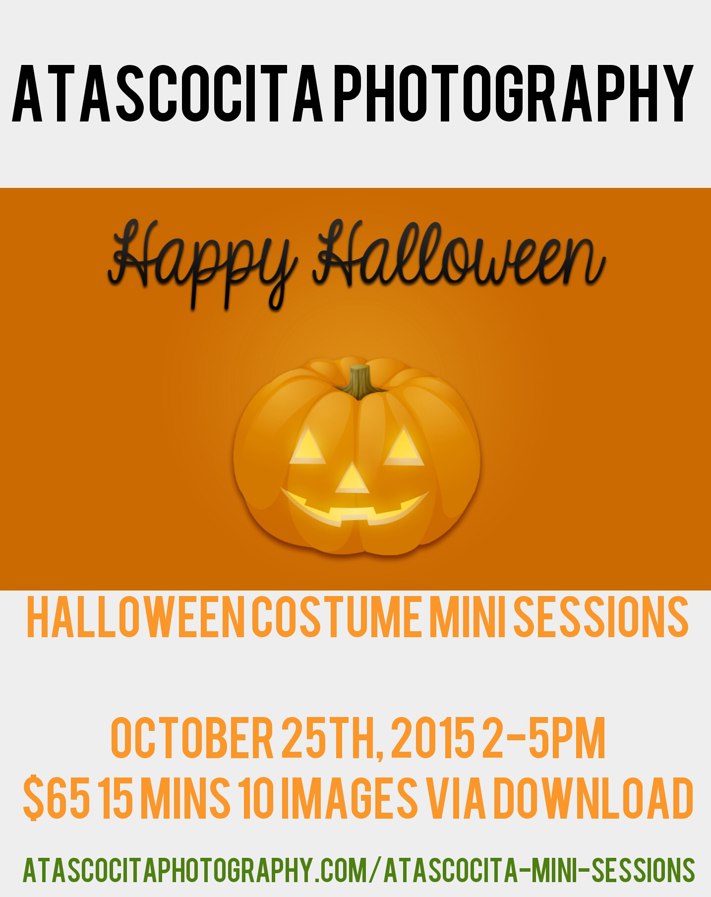 Fall Halloween Costume Mini Sessions