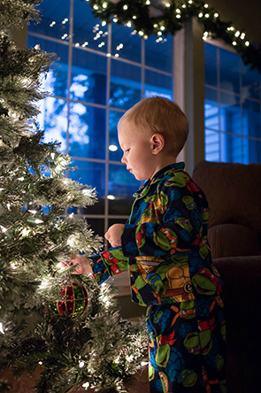 Christmas Tree Portrait Session Atascocita Photography