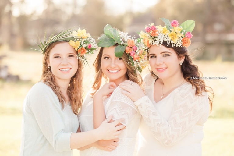 Feminine and Floral | Atascocita Senior Models | Atascocita Senior Photographer