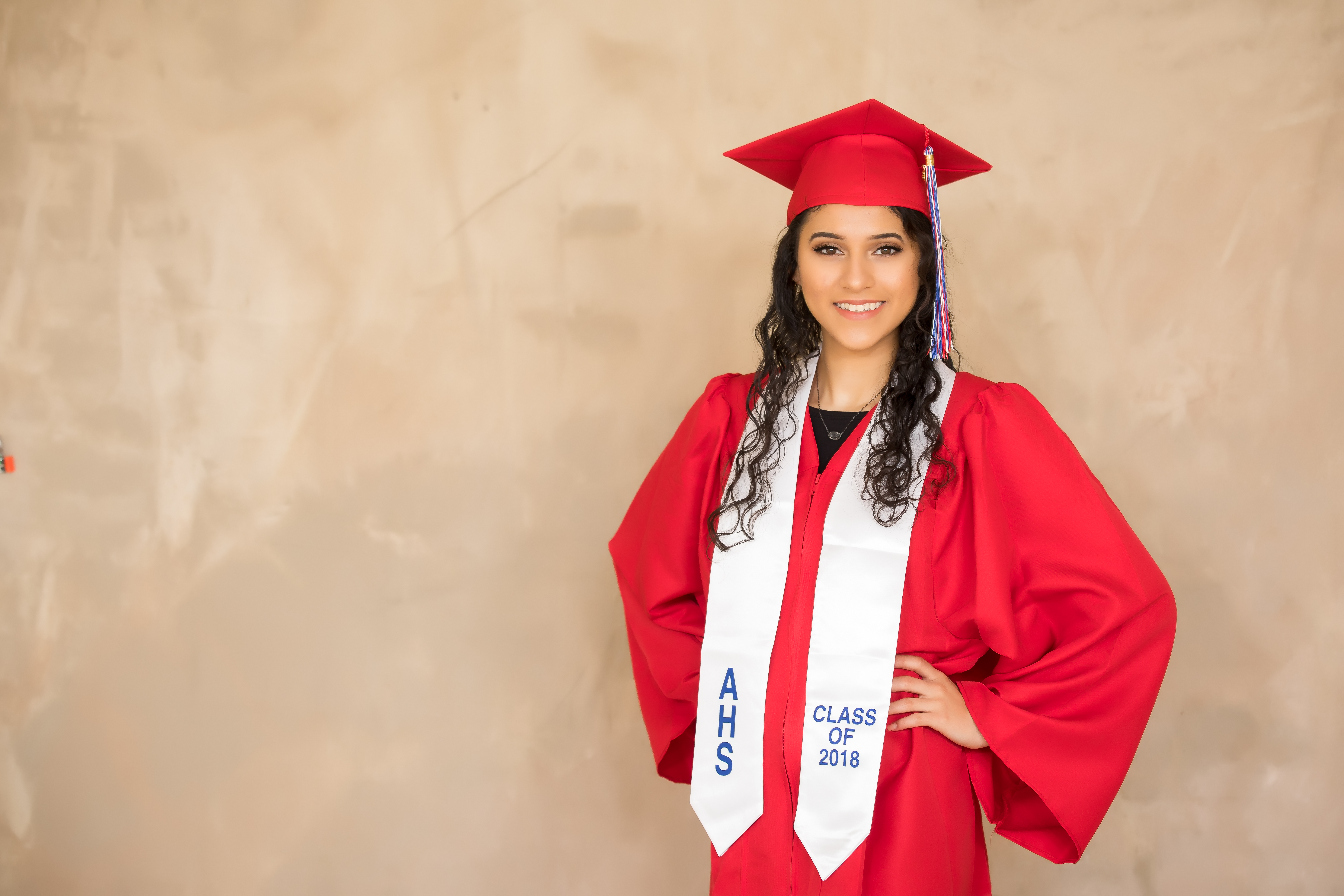 Cap and Gown Senior Portraits Atascocita