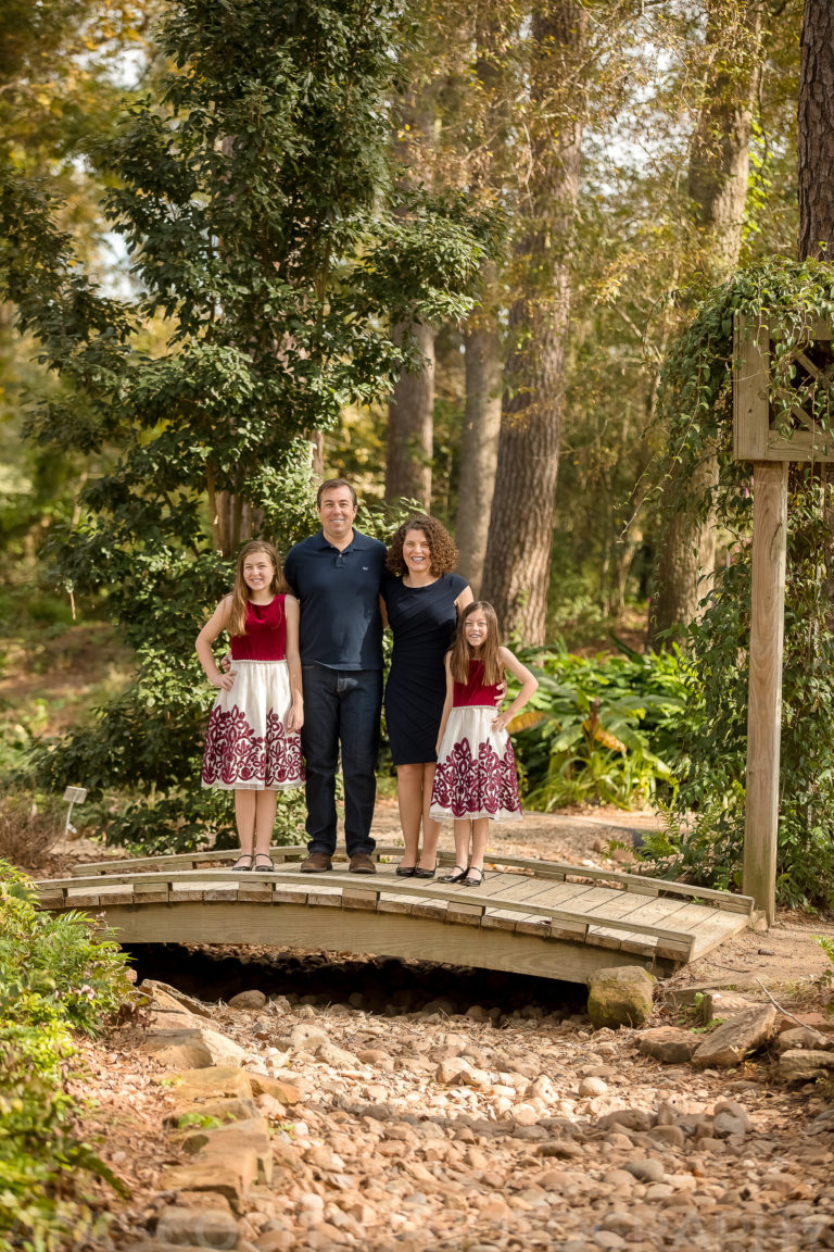 Family Portraits at Mercer Arboretum