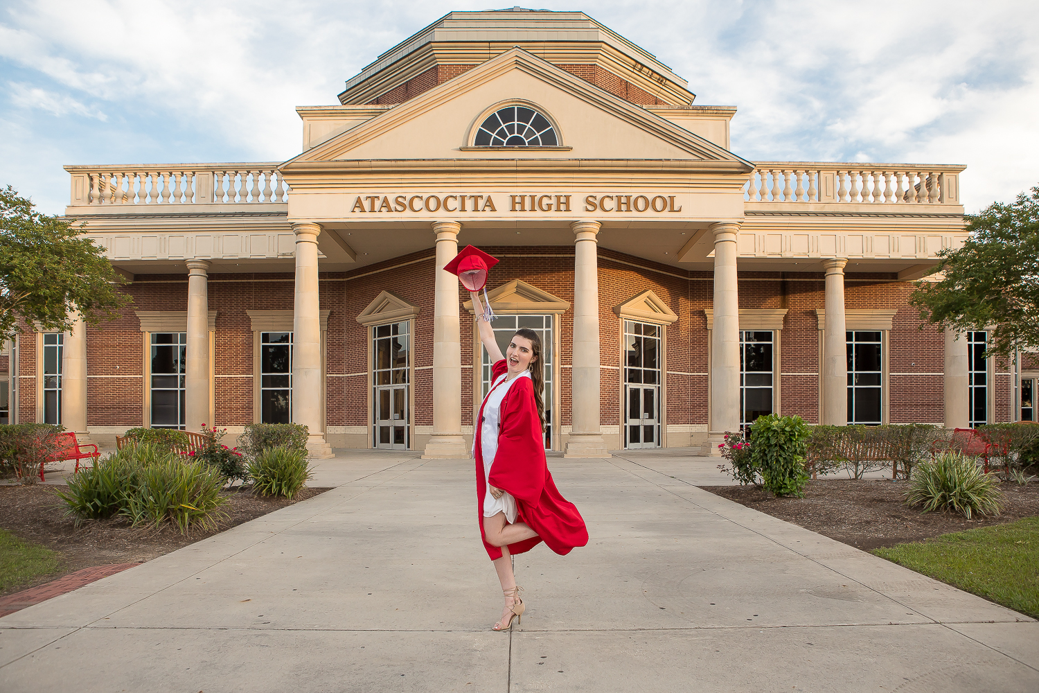 Atascocita High School Cap and Gown Portraits Atascocita Photography