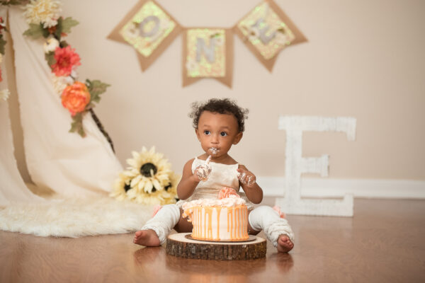 Kingwood Boho Cake Smash Session Kingwood