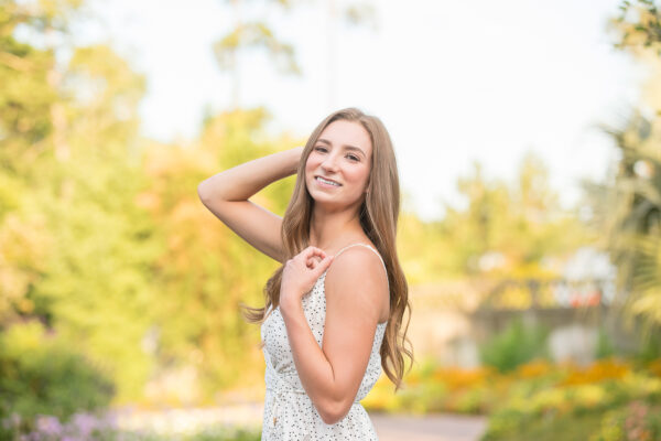 Mercer Botanic Gardens Senior Portrait