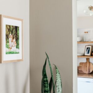 whcc_natural-woodland-framed-print-white-mat_lifestyle_home-kitchen-hallway