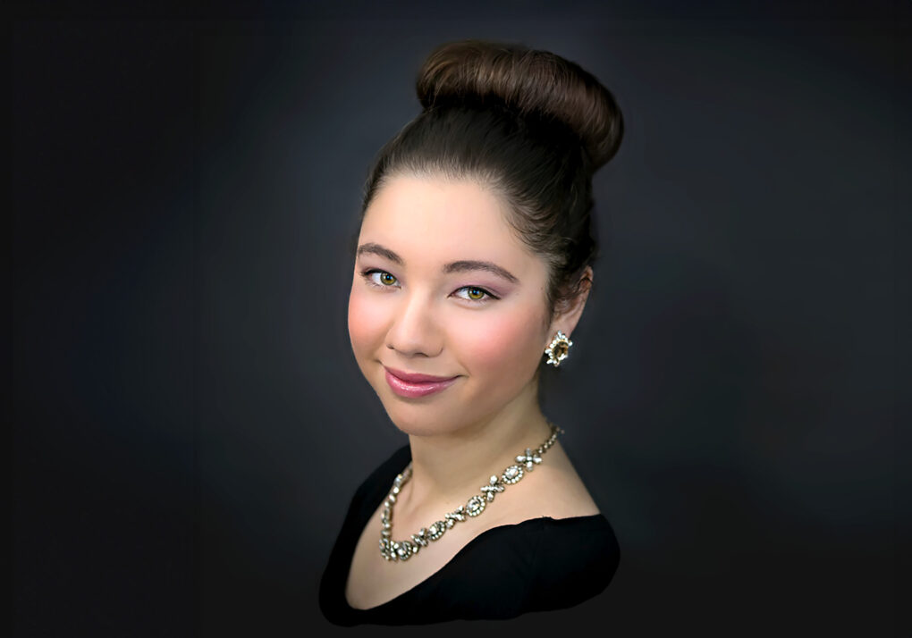 Transparent Senior Portrait Pricing 2 Elegant senior photoshoot for senior girl on black backdrop.