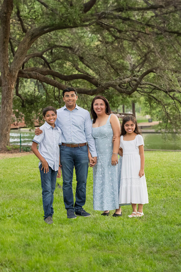 Houston Min Sessions Hermann Park Family Portrait